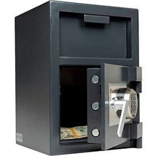 Master Lock SentrySafe Front Loading Depository Safe DH-074E - 14"W x 15-5/8"D x 20"H, Black DH074E